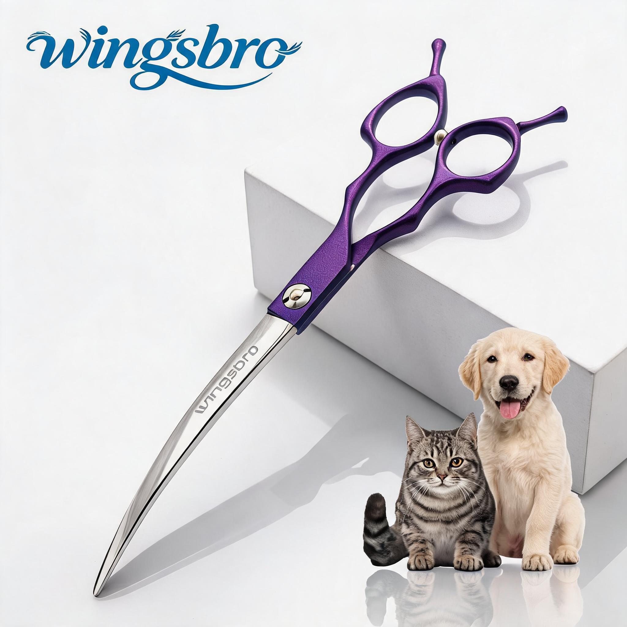 Grooming Scissors - 7 بوصة المهنية الكلب الاستمالة مقص