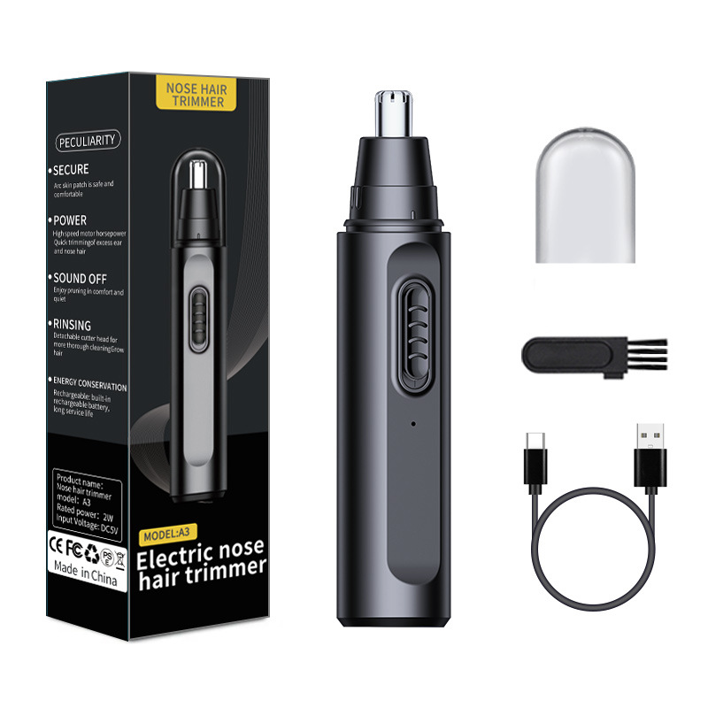 Electric Shaver Rotary - ماكينة تشذيب شعر الأنف للرجال، ماكينة