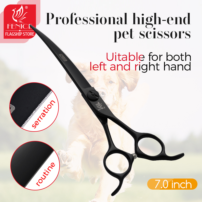Grooming Scissors - مقص احترافي من فينيتش بشفرة منحنية