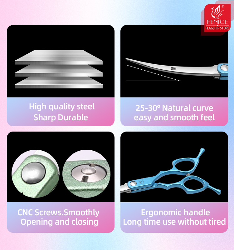مجموعة مقصات تنظيف الكلاب الاح - مراجعة Grooming Scissors وسعره