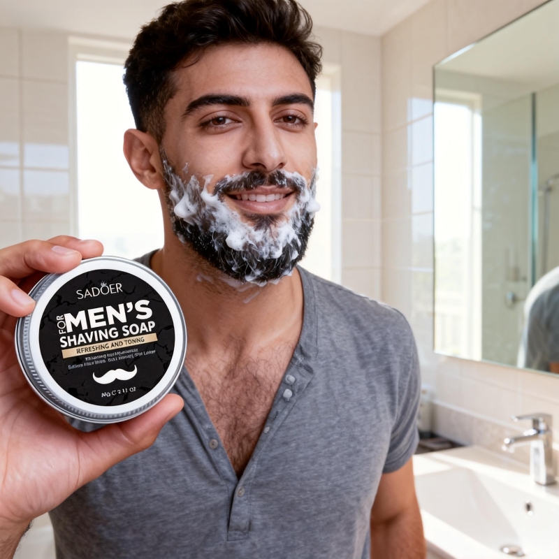 صابون حلاقة للرجال 60 جرام يحت - مراجعة Beard Oil وسعره