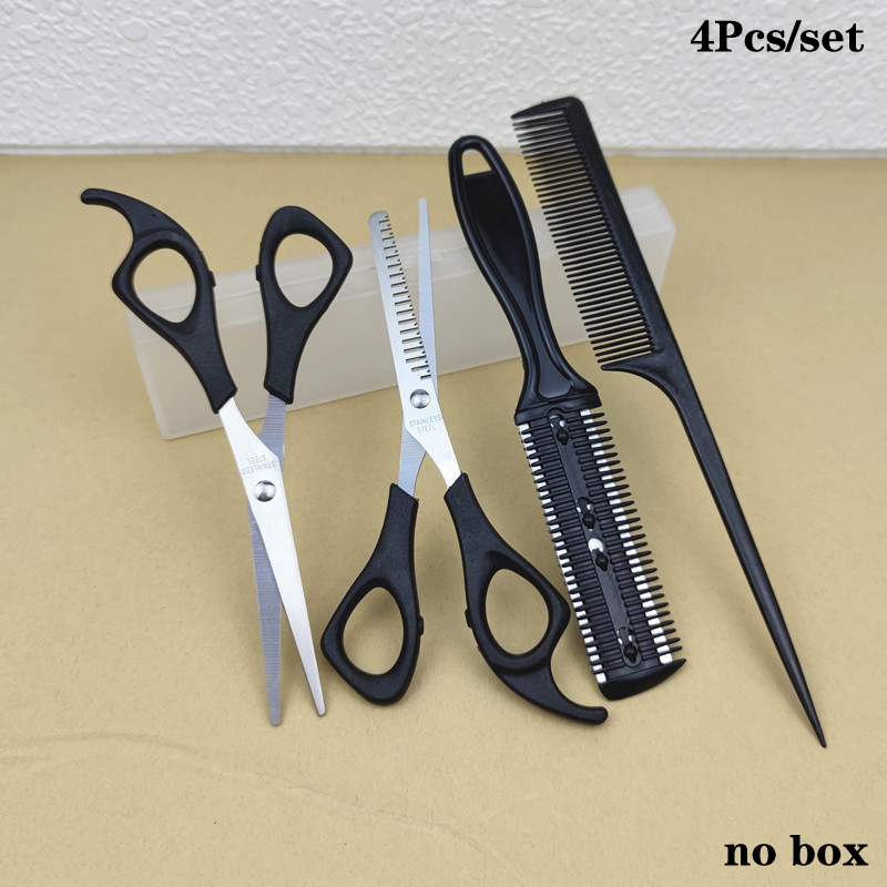 جديد【4 قطع من مقصات الشعر، مقص - مراجعة Grooming Scissors وسعره