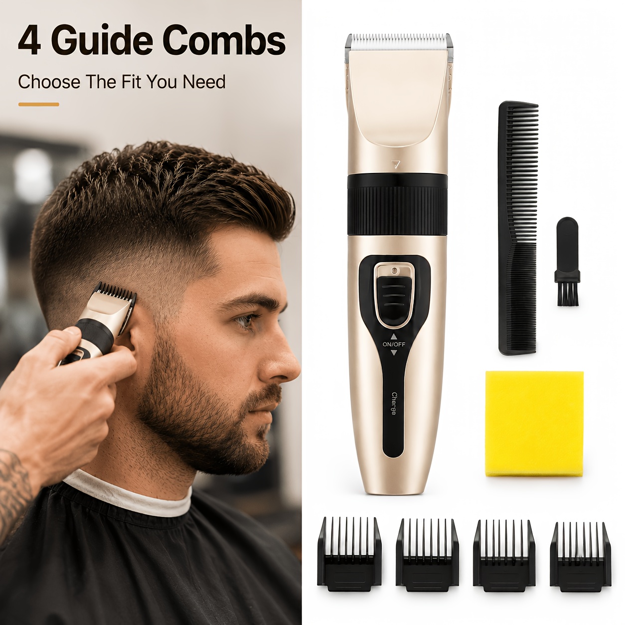 ماكينة حلاقة شعر ذكية للاستخدا - مراجعة Men'S Grooming Hairstyles وسعره