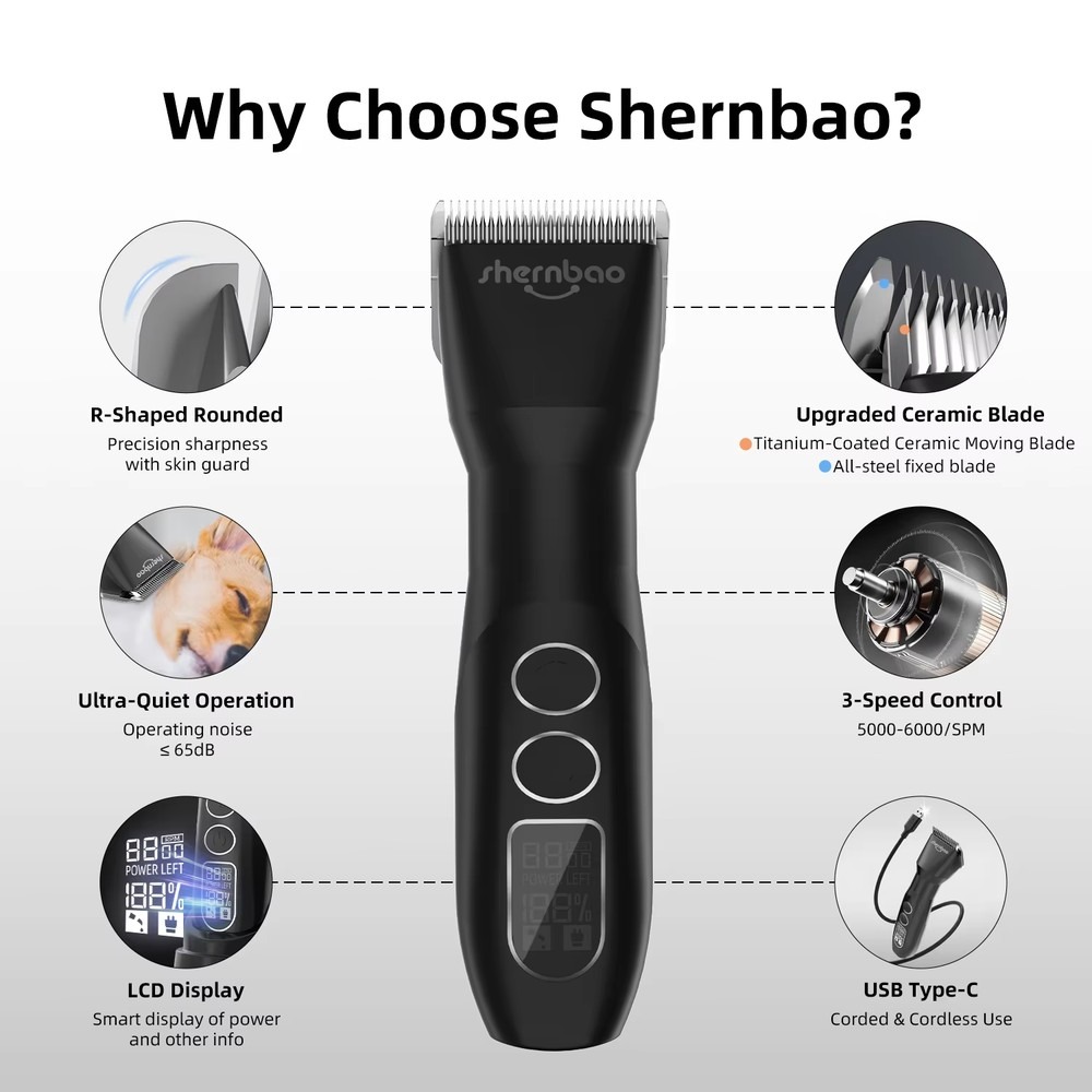 ماكينة قص شعر الحيوانات الأليف - مراجعة Hair Clipper وسعره