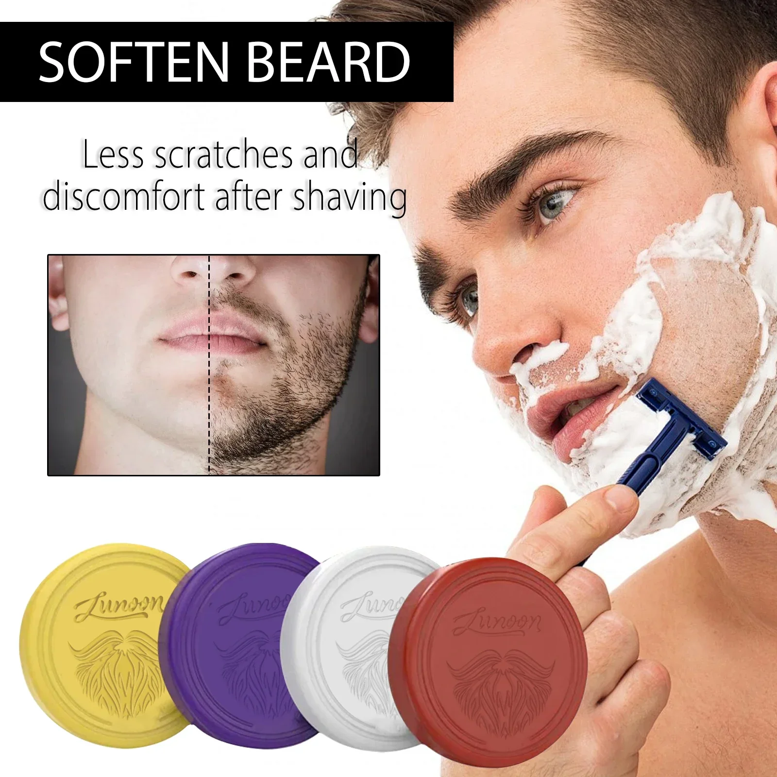 4/1 قطعة صابون حلاقة اللحية لل - مراجعة Shaving Cream وسعره