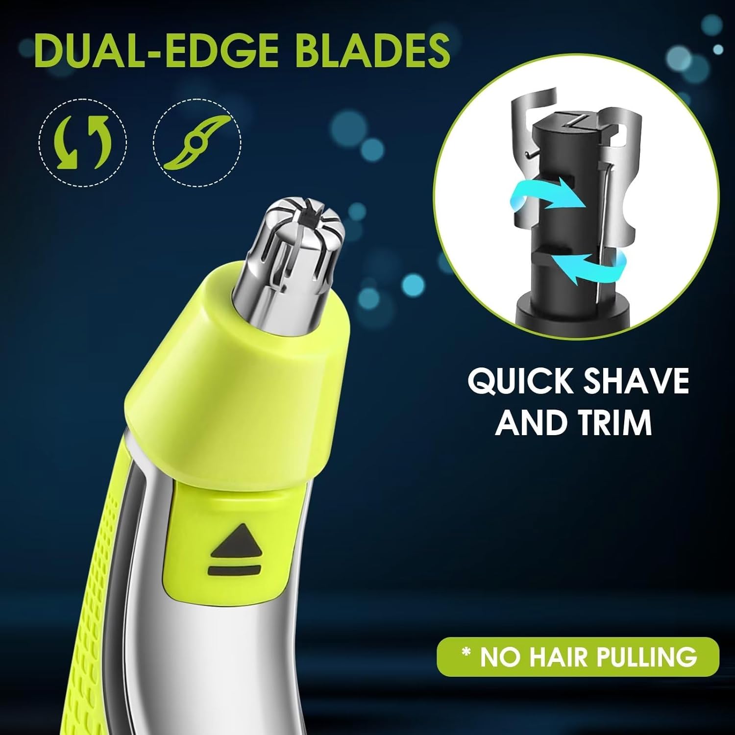 YUKU الأنف الشعر المتقلب استبد - مراجعة Electric Shaver Rotary وسعره
