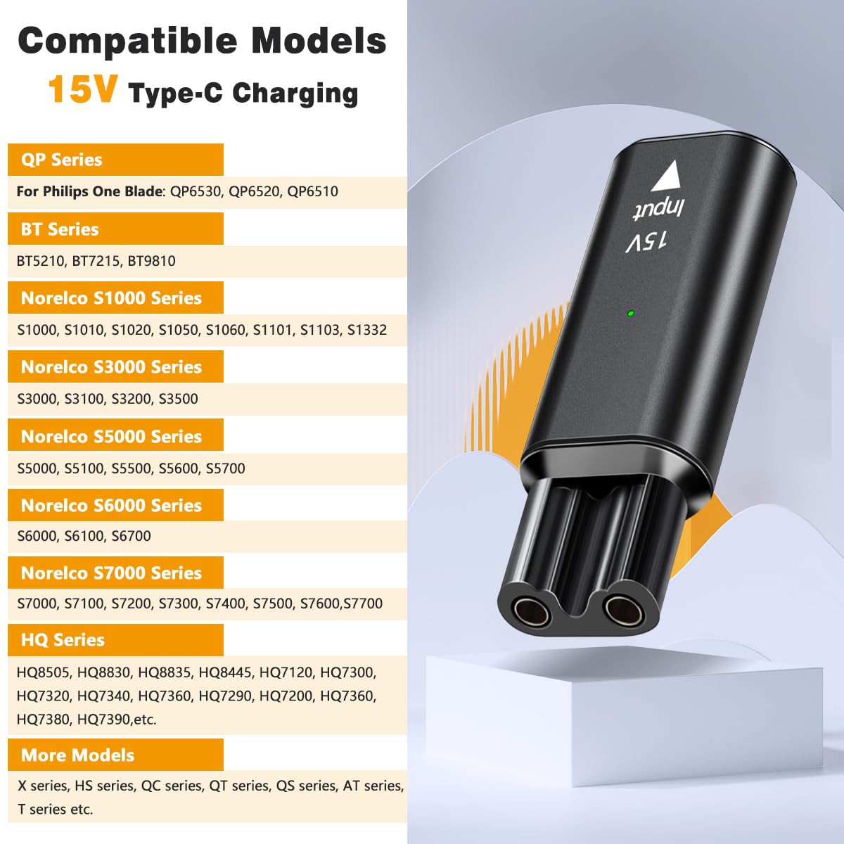 Brangdy 15 فولت HQ8505 Type-C  - مراجعة Electric Shaver Rotary وسعره