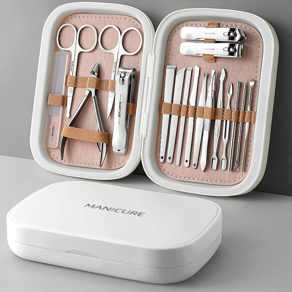 مجموعة مقصات احترافية للأظافر، - مراجعة Mens Grooming Travel Kit وسعره